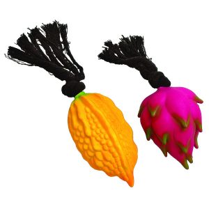 Tatrapet Гумена играчка со јаже и свирка 20цм