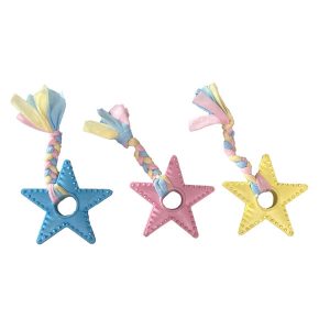 Tatrapet Гумена играчка ѕвезда со јаже 18×9,3цм