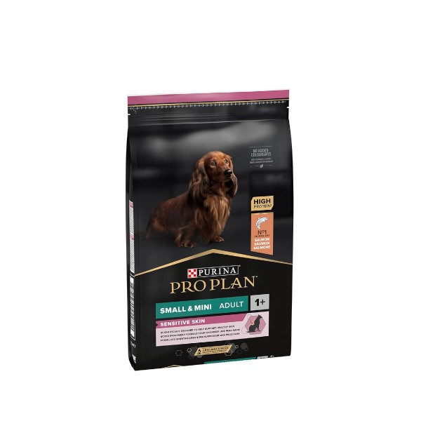 Purina Pro Plan Mini Adult senzitive skin so losos