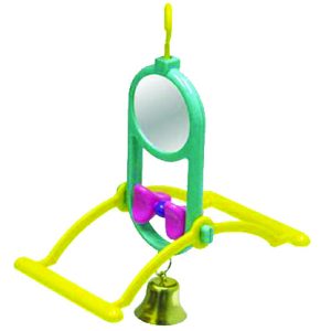 Tatrapet Играчка за птици двострана клацкалка со огледало 17цм