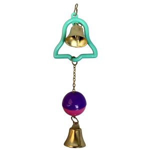 Tatrapet Играчка за птици со 2 ѕвончиња 16цм